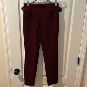 Maroon Van Heusen work pants